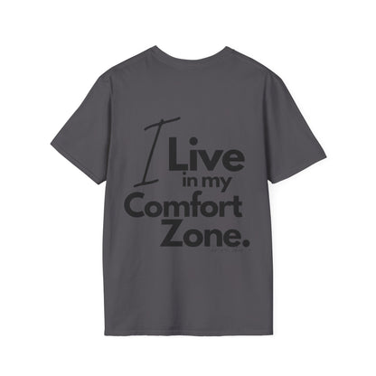 Comfort Zone Unisex Softstyle T-Shirt- Standard Logo Back