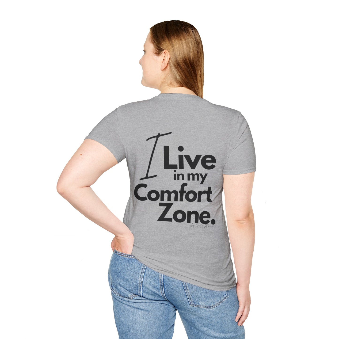 Comfort Zone Unisex Softstyle T-Shirt- Standard Logo Back