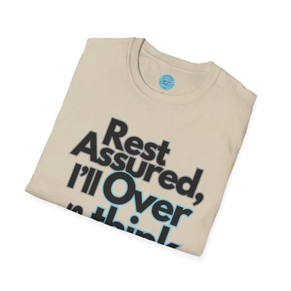 Rest Assured Unisex Softstyle T-Shirt- Standard Front