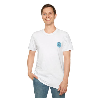 Comfort Zone Unisex Softstyle T-Shirt- Standard Colour Logo Back