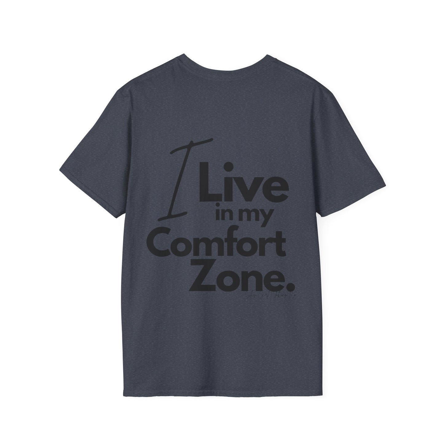 Comfort Zone Unisex Softstyle T-Shirt- Standard Logo Back