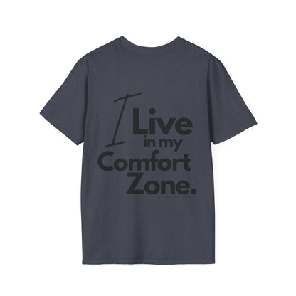 Comfort Zone Unisex Softstyle T-Shirt- Standard Logo Back