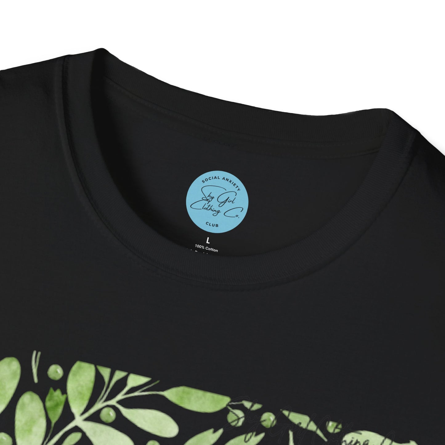 Recharging my Social Batteries Unisex Softstyle T-Shirt- Floral
