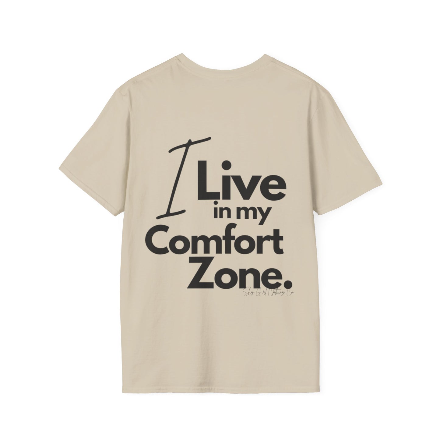 Comfort Zone Unisex Softstyle T-Shirt- Standard Logo Back