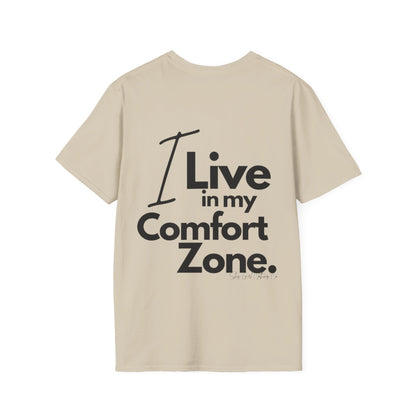 Comfort Zone Unisex Softstyle T-Shirt- Standard Logo Back