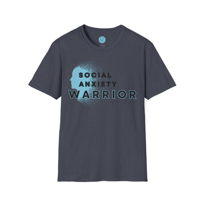 Social Anxiety Warrior Unisex Softstyle T-Shirt- Standard Logo