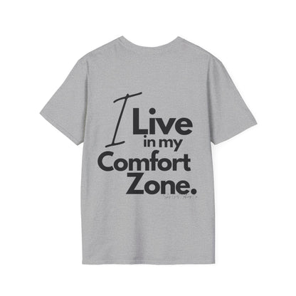 Comfort Zone Unisex Softstyle T-Shirt- Standard Logo Back