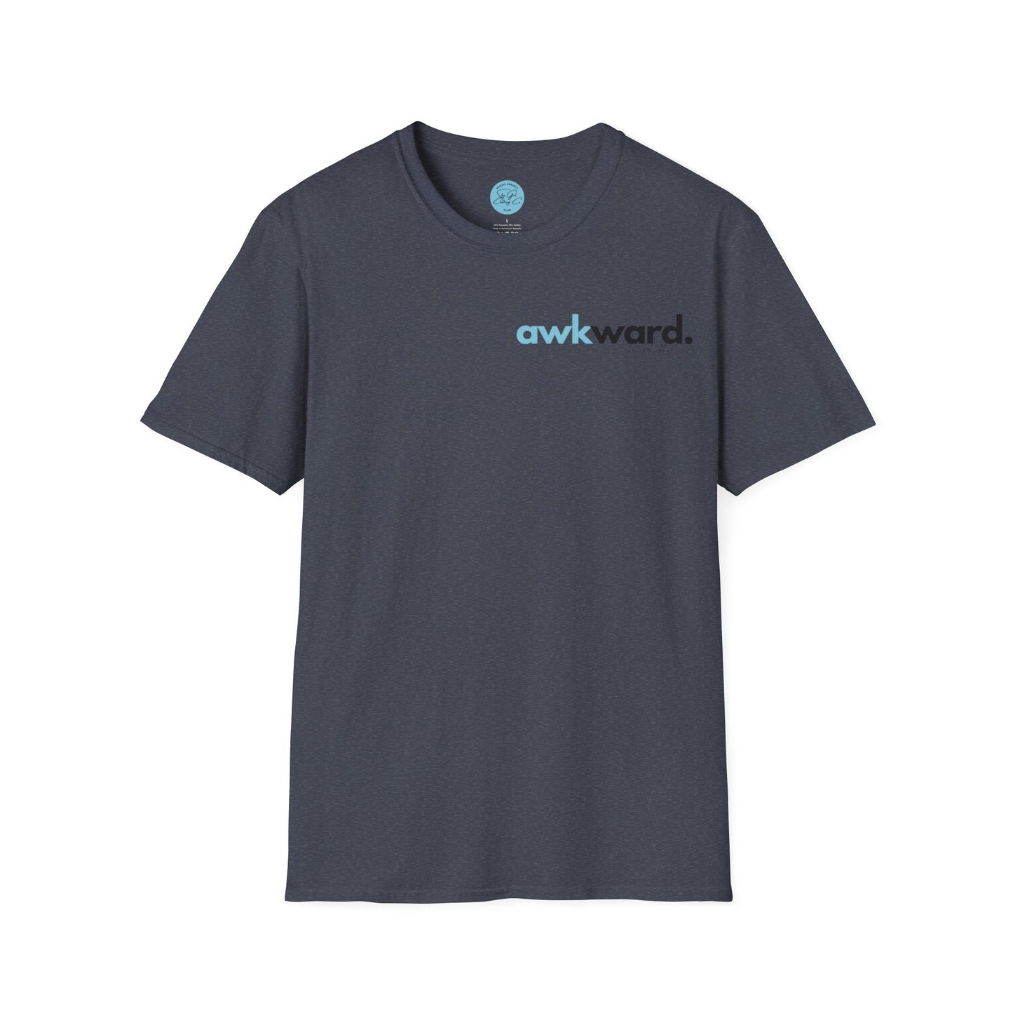 Awkward Unisex Softstyle T-Shirt- Small Logo