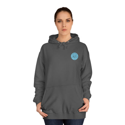 Let's Talk S.A. Unisex College Hoodie-Logo Back