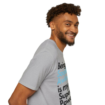 Being Socially Awkward is my Super Power Unisex Softstyle T-Shirt- Standard
