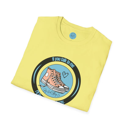 Run Away Unisex Softstyle T-Shirt- Standard Logo