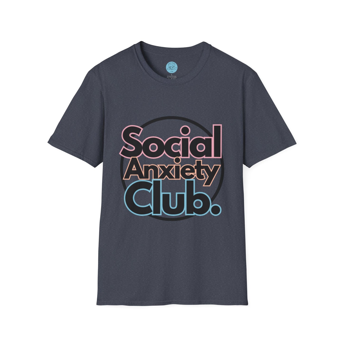 Social Anxiety Club Unisex Softstyle T-Shirt- Standard