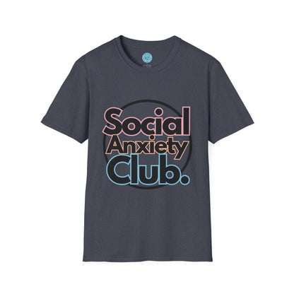 Social Anxiety Club Unisex Softstyle T-Shirt- Standard