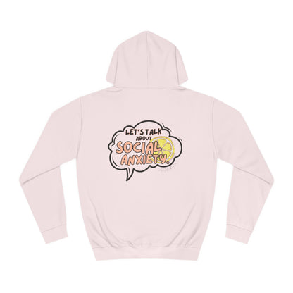 Let's Talk S.A. Unisex College Hoodie-Logo Back