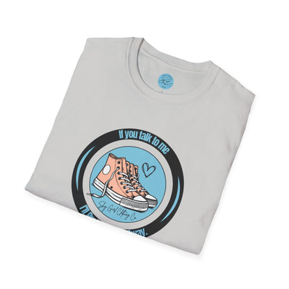Run Away Unisex Softstyle T-Shirt- Standard Logo