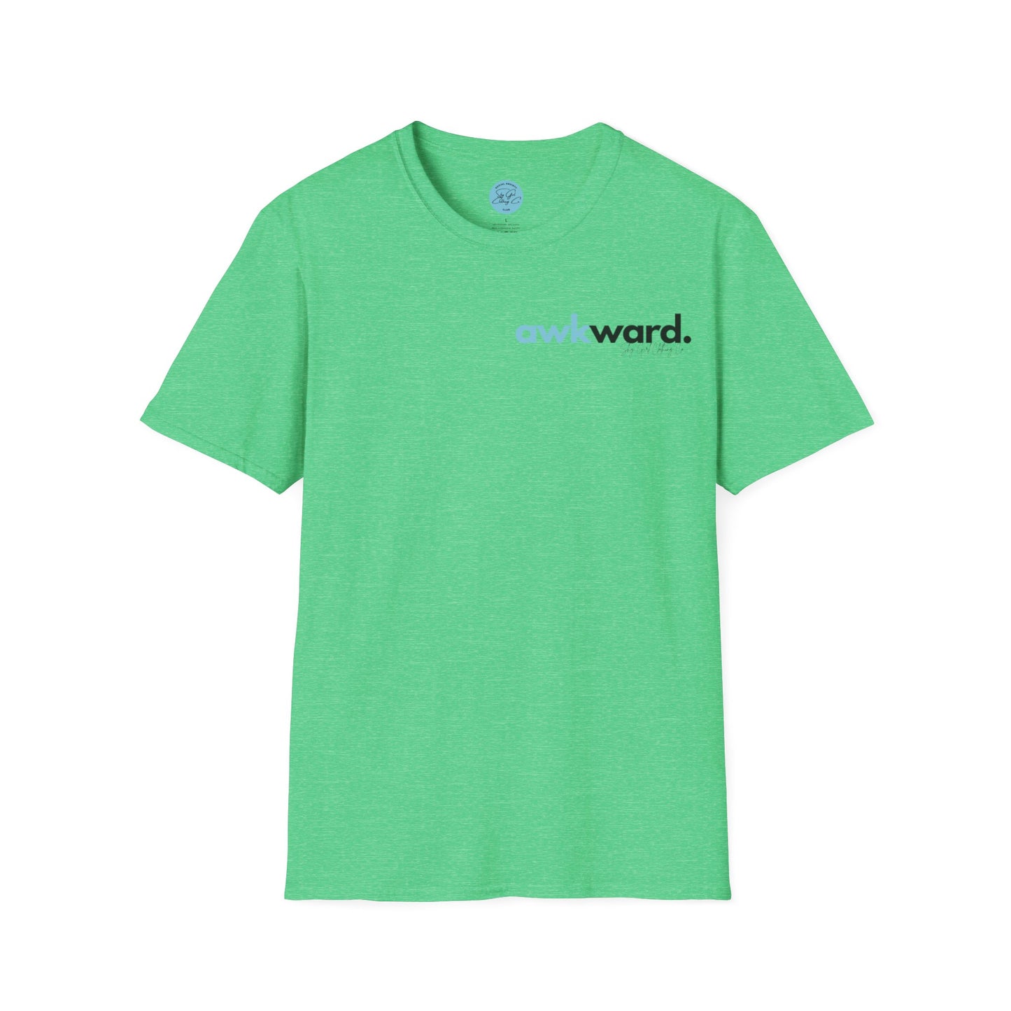 Awkward Unisex Softstyle T-Shirt- Small Logo