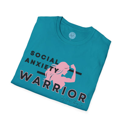 Social Anxiety Warrior Unisex Softstyle T-Shirt- Standard Girl Power