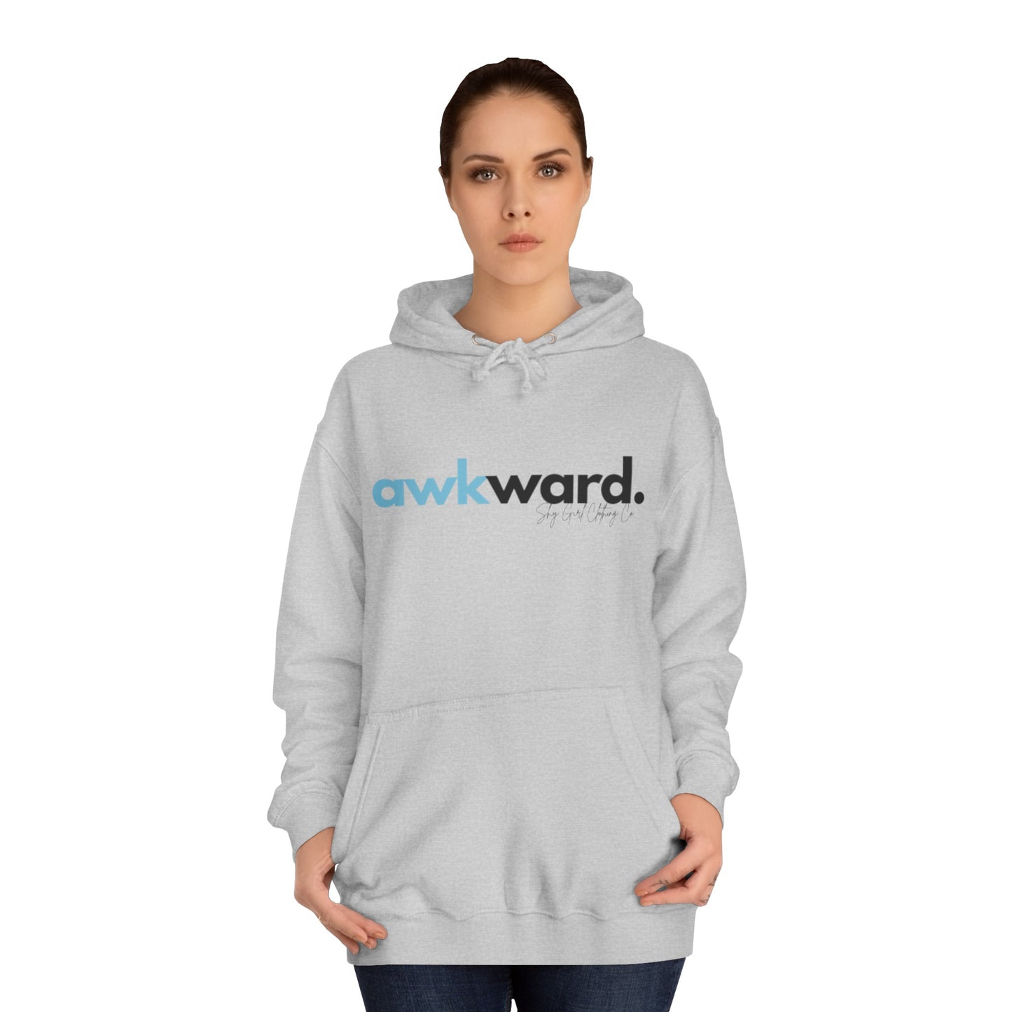 Awkward Unisex College Hoodie