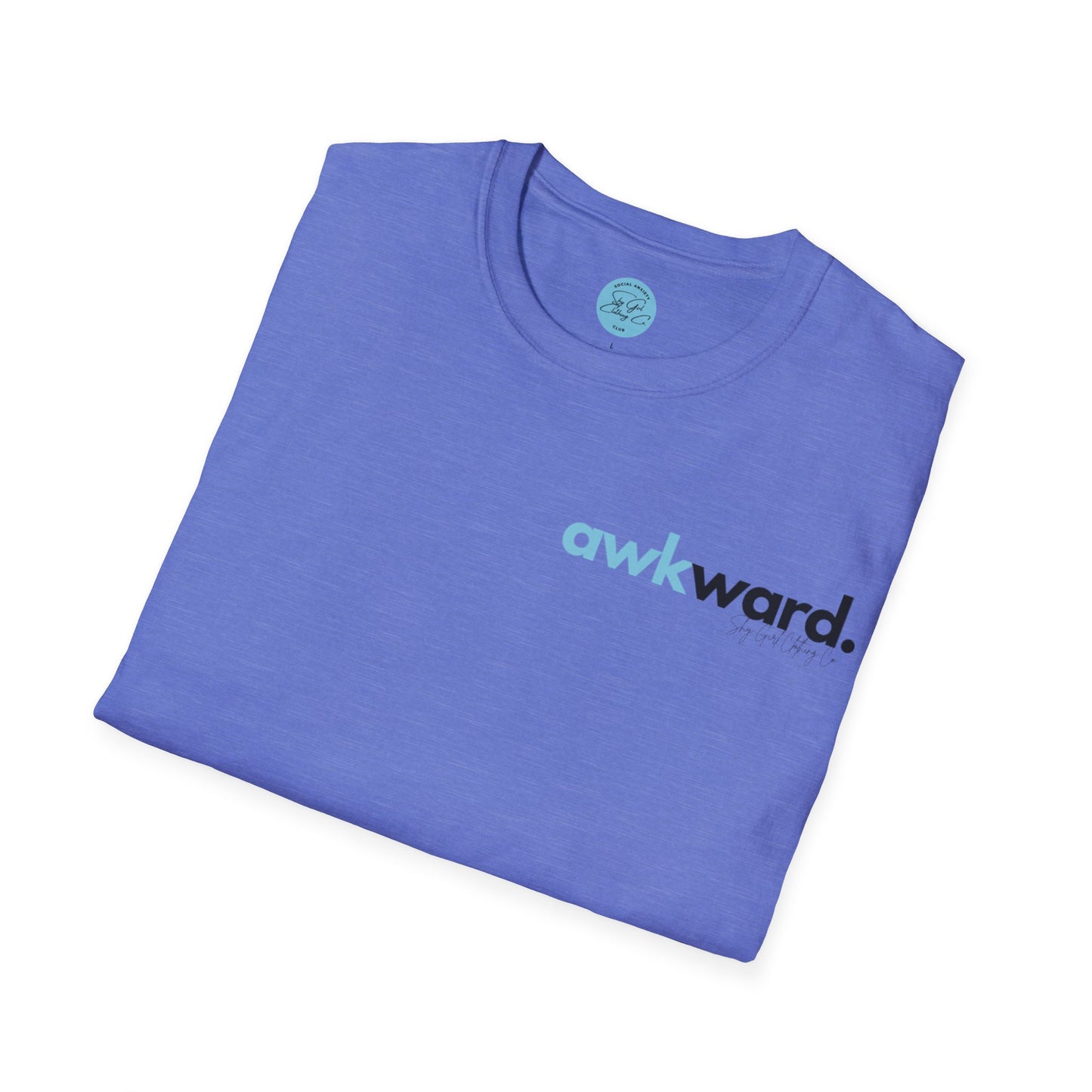 Awkward Unisex Softstyle T-Shirt- Small Logo
