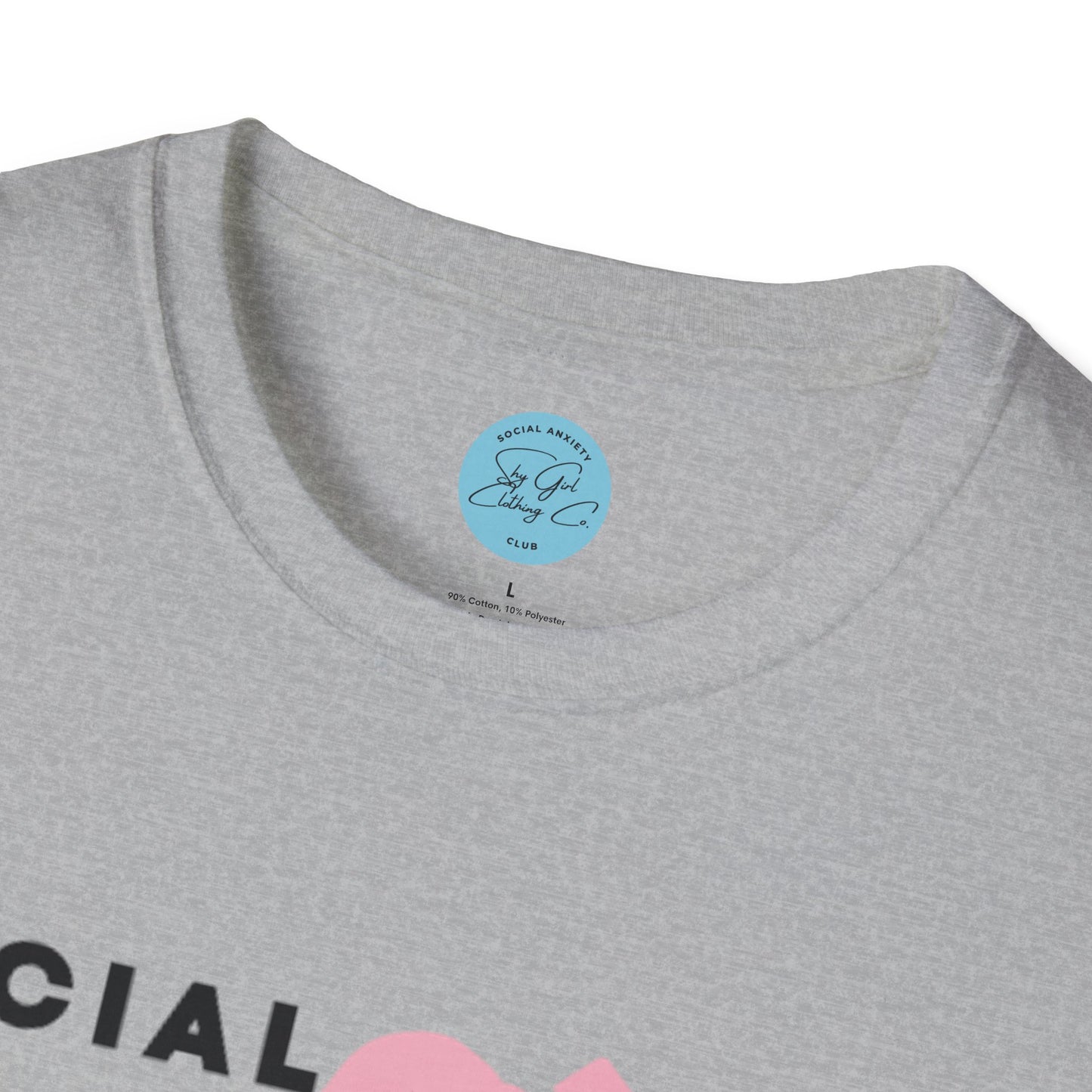 Social Anxiety Warrior Unisex Softstyle T-Shirt- Standard Girl Power