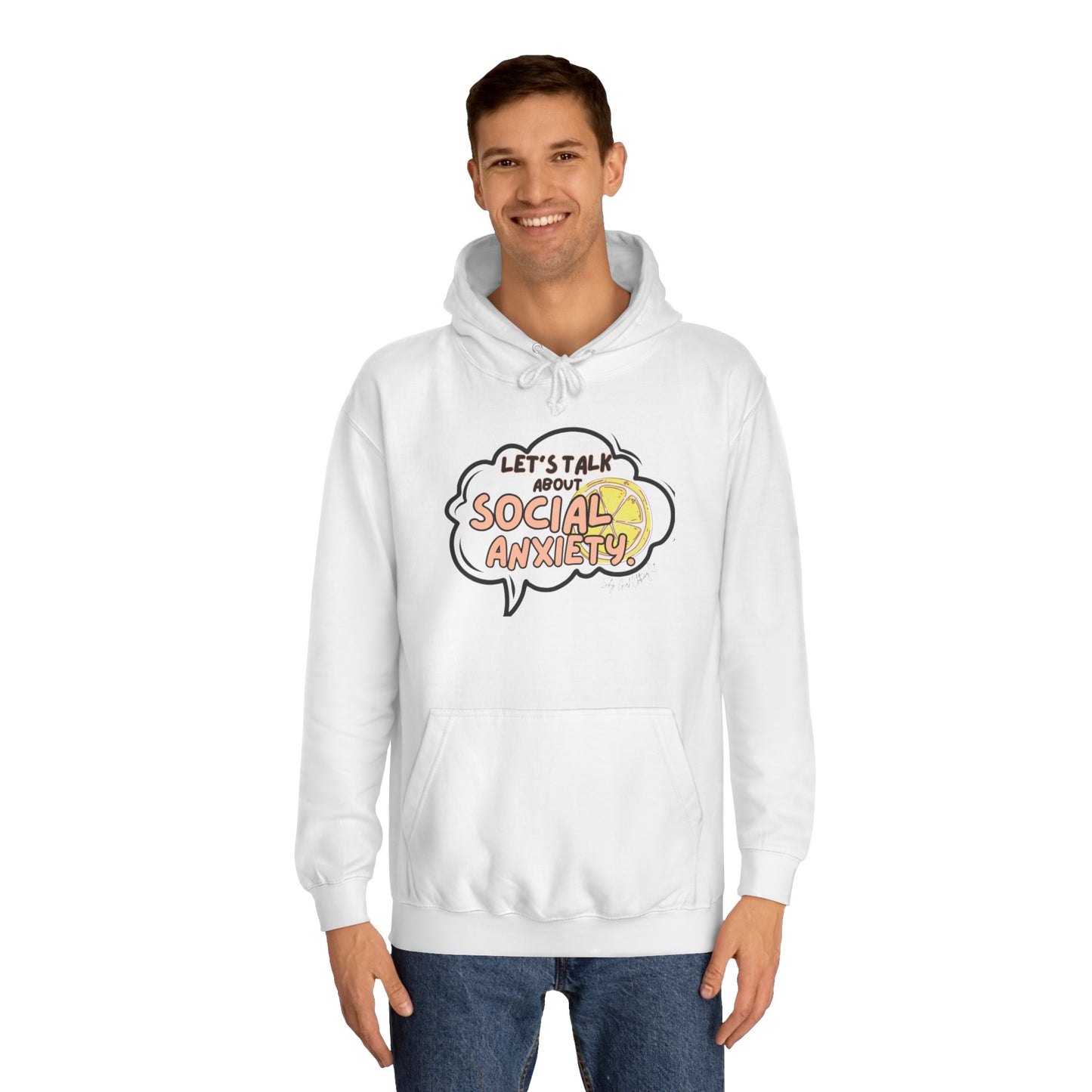 Let's Talk S.A. Unisex College Hoodie