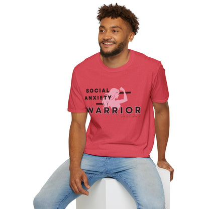 Social Anxiety Warrior Unisex Softstyle T-Shirt- Standard Girl Power
