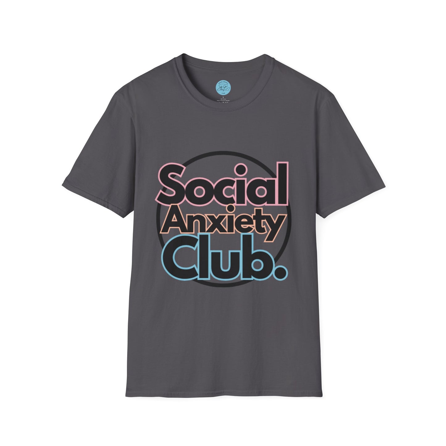 Social Anxiety Club Unisex Softstyle T-Shirt- Standard