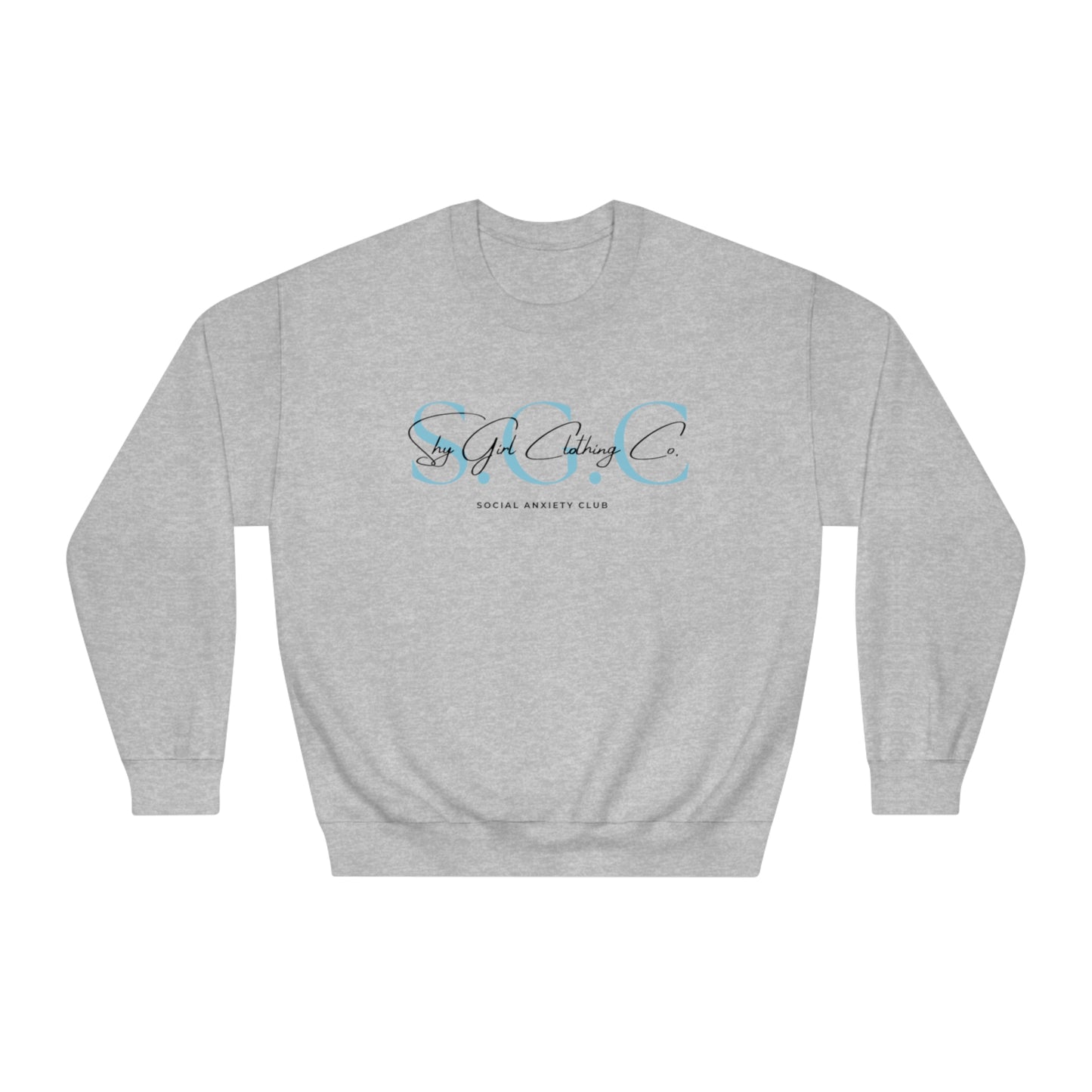 Shy Girl Clothing Co. Logo Unisex DryBlend® Crewneck Sweatshirt- Standard
