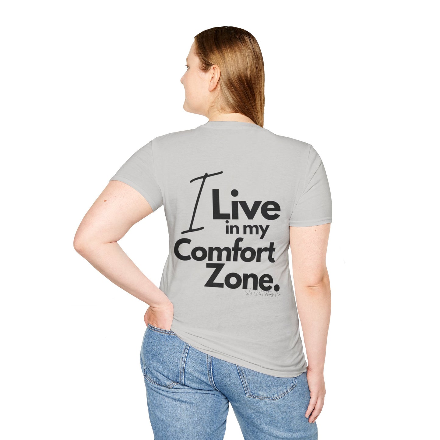Comfort Zone Unisex Softstyle T-Shirt- Standard Logo Back