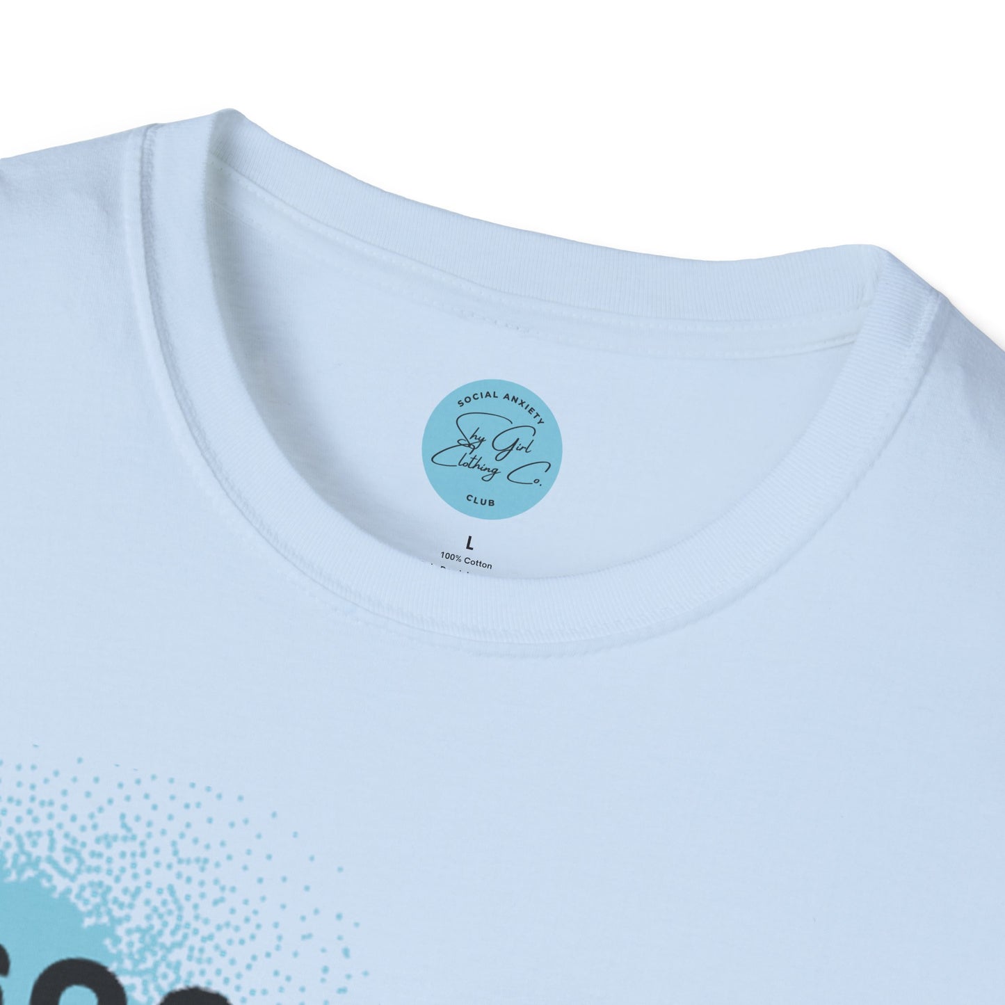 Social Anxiety Warrior Unisex Softstyle T-Shirt- Standard Logo