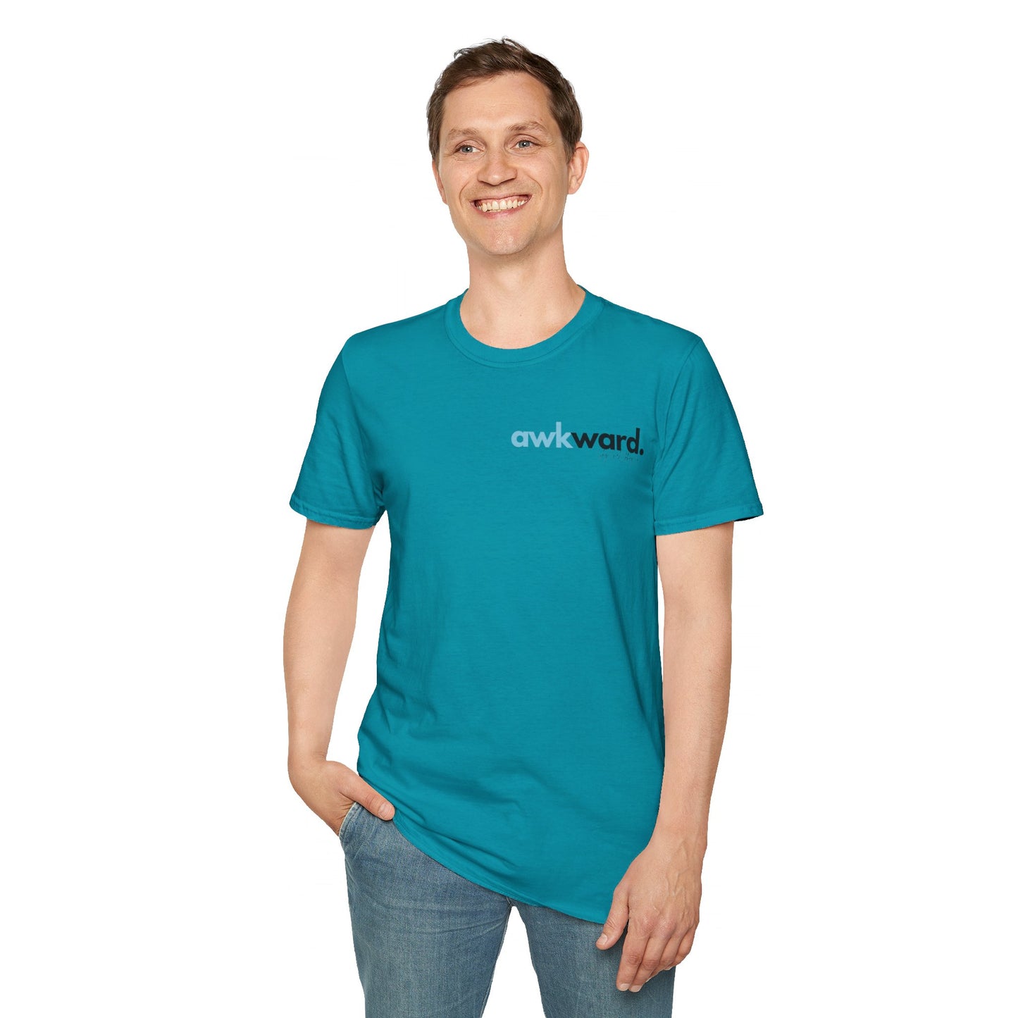 Awkward Unisex Softstyle T-Shirt- Small Logo