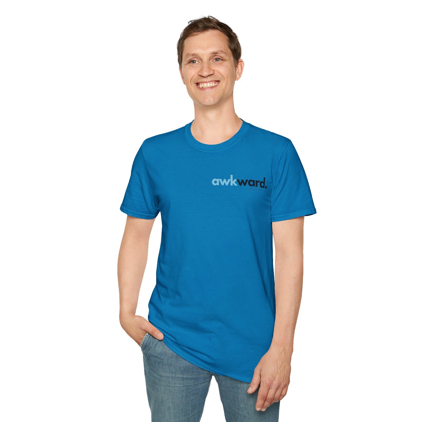 Awkward Unisex Softstyle T-Shirt- Small Logo