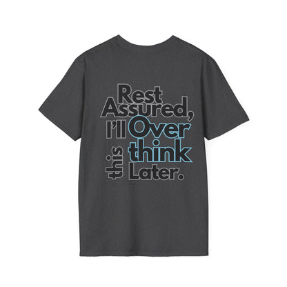 Rest Assured Unisex Softstyle T-Shirt- Standard Back