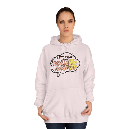 Let's Talk S.A. Unisex College Hoodie