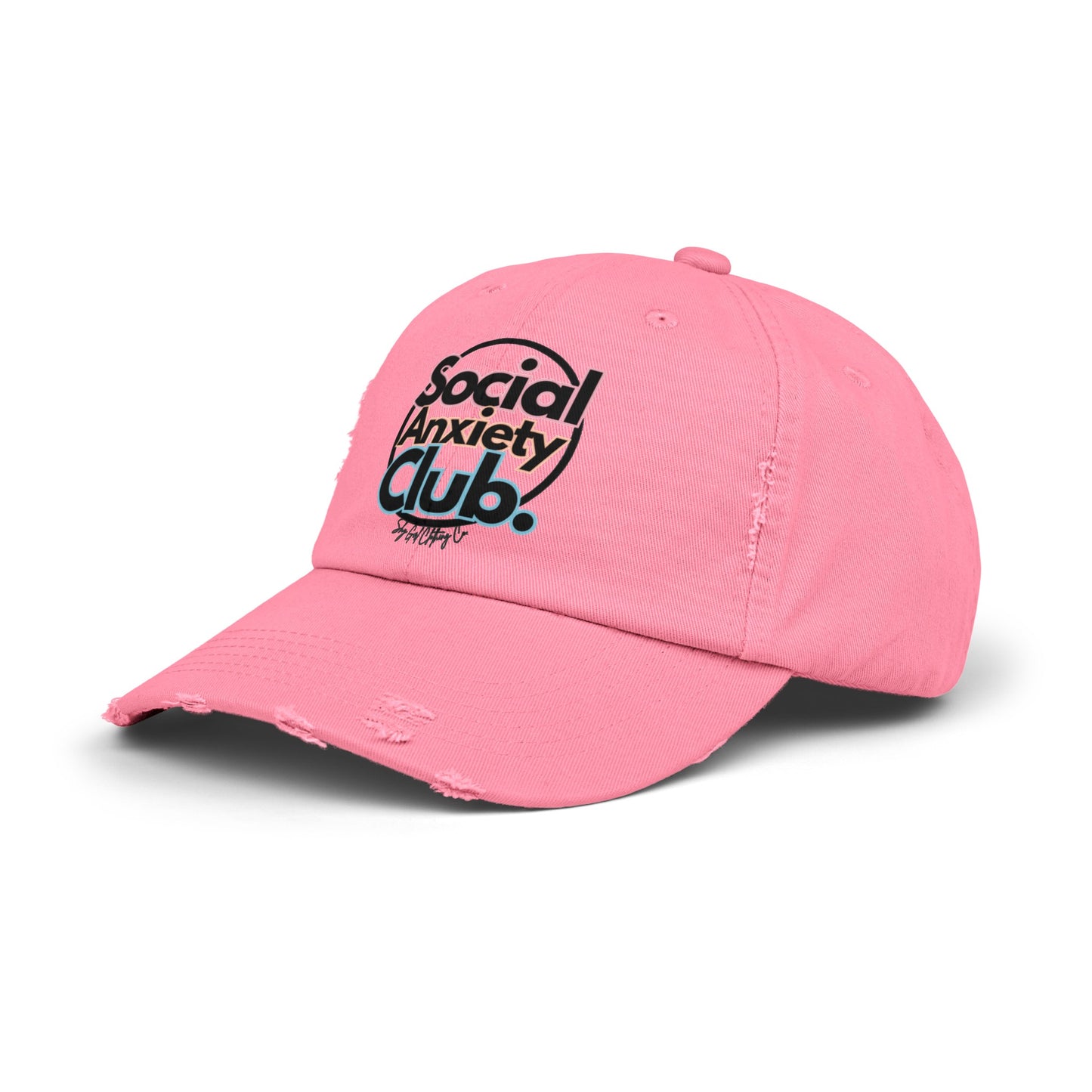 Social Anxiety Club Unisex Distressed Hat