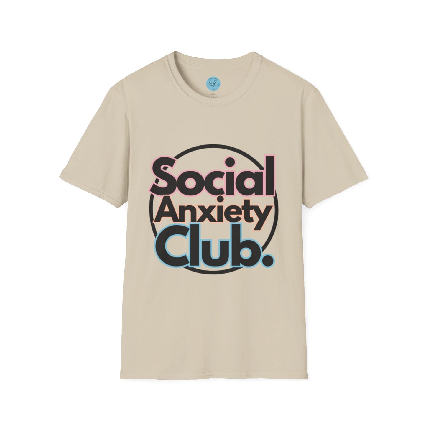 Social Anxiety Club Unisex Softstyle T-Shirt- Standard
