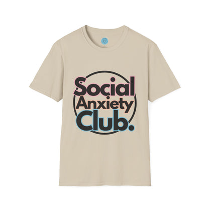 Social Anxiety Club Unisex Softstyle T-Shirt- Standard