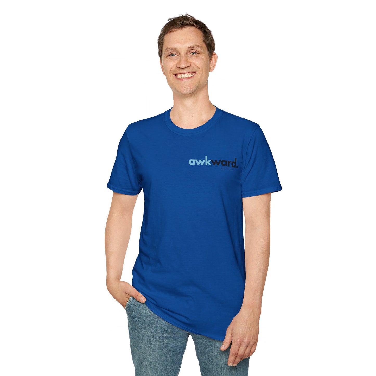 Awkward Unisex Softstyle T-Shirt- Small Logo