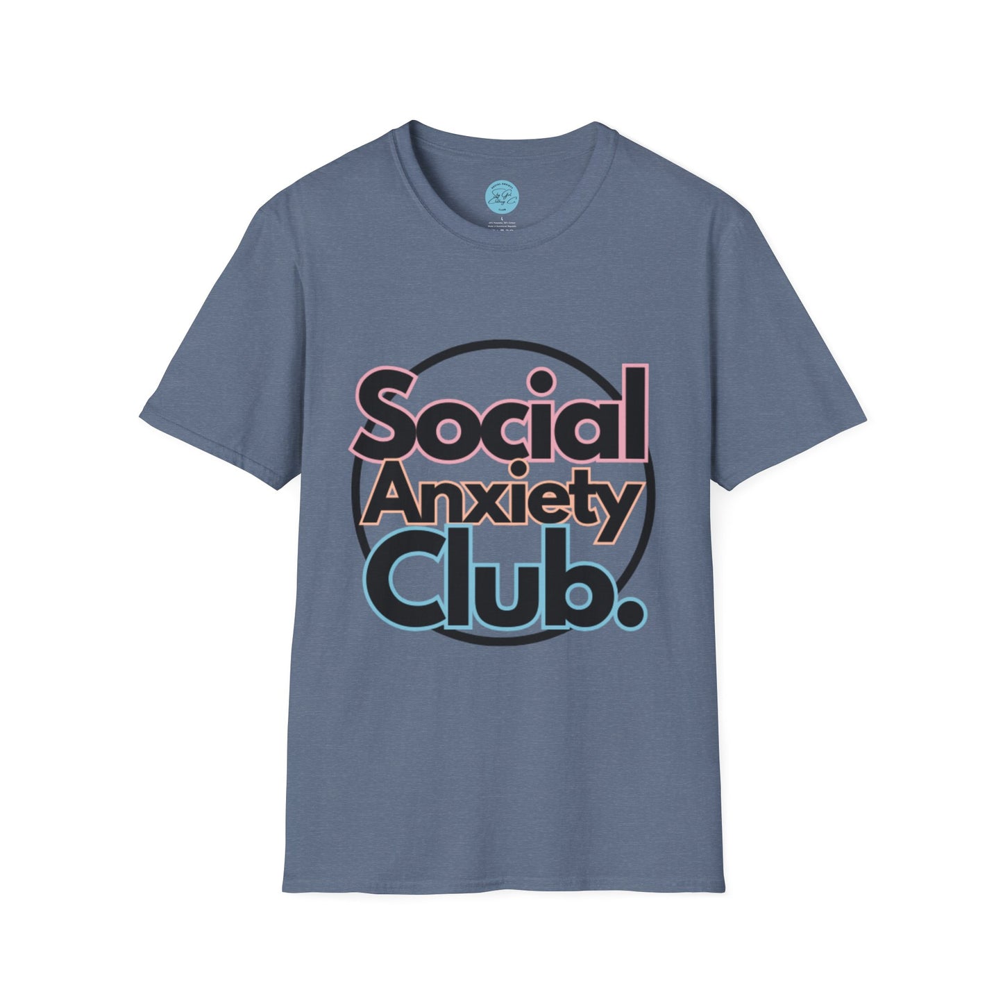 Social Anxiety Club Unisex Softstyle T-Shirt- Standard