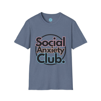 Social Anxiety Club Unisex Softstyle T-Shirt- Standard