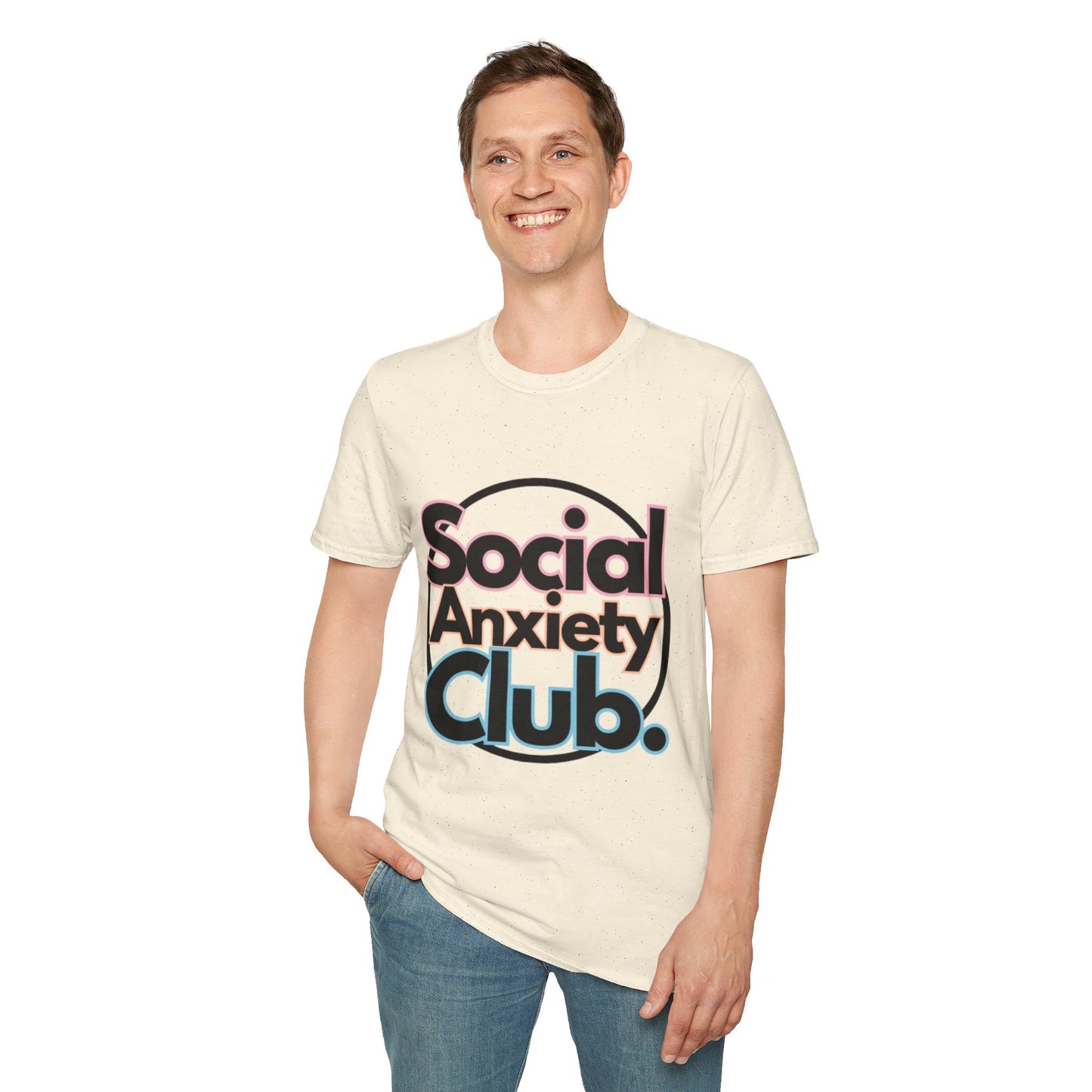 Social Anxiety Club Unisex Softstyle T-Shirt- Standard
