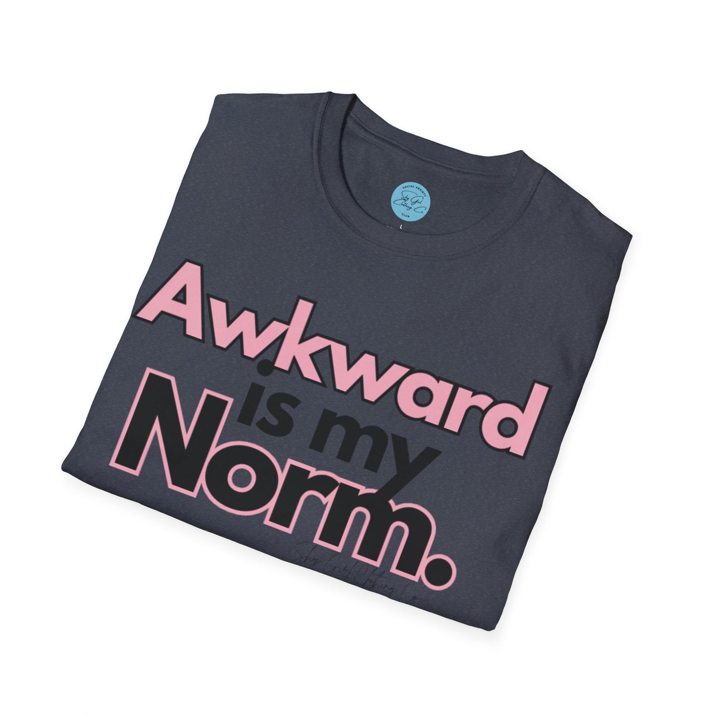 Awkward is my Norm Unisex Softstyle T-Shirt- Floral