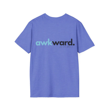 Awkward Unisex Softstyle T-Shirt- Logo Back