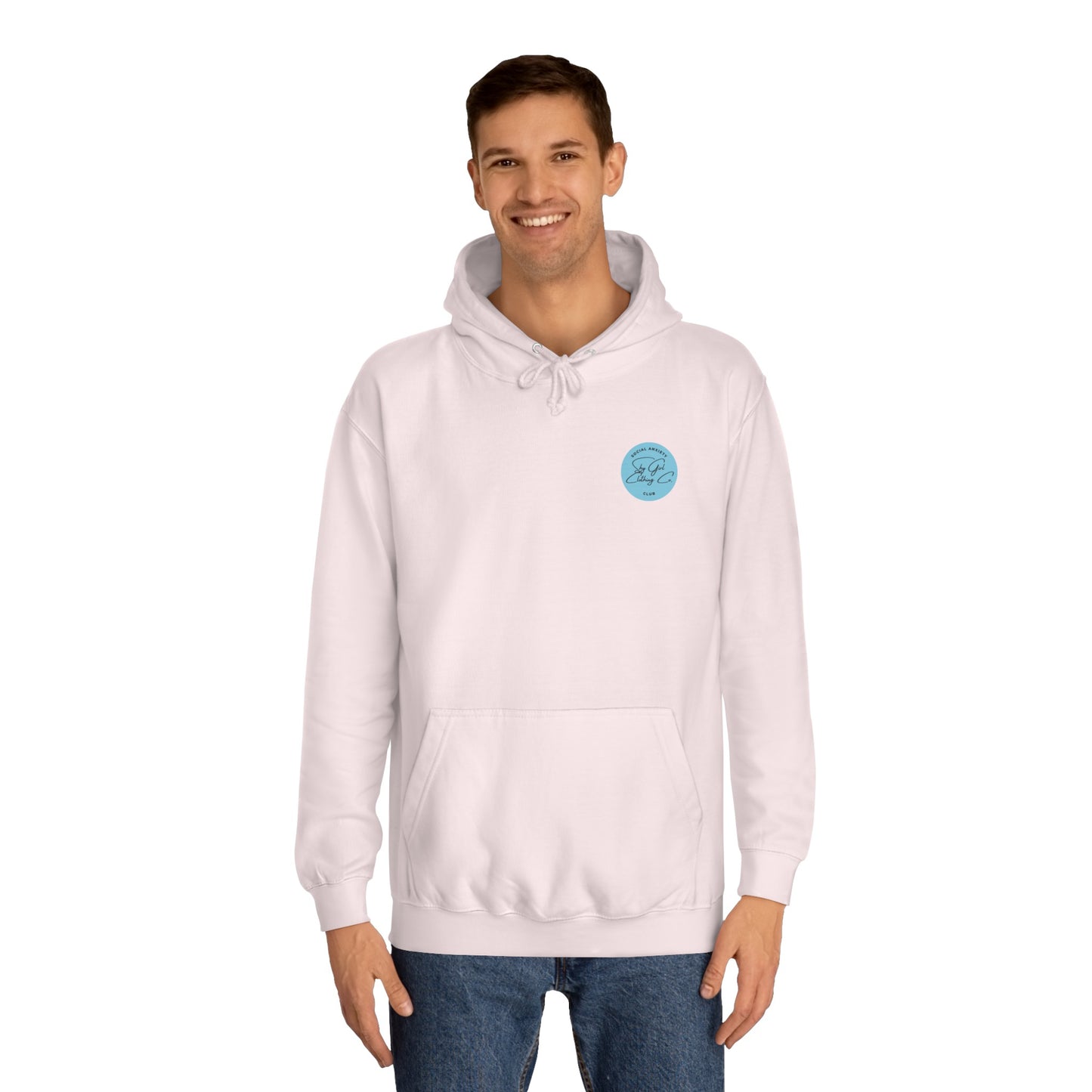 Let's Talk S.A. Unisex College Hoodie-Logo Back