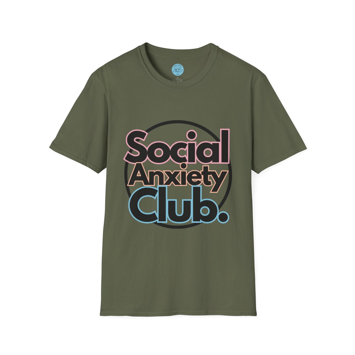 Social Anxiety Club Unisex Softstyle T-Shirt- Standard