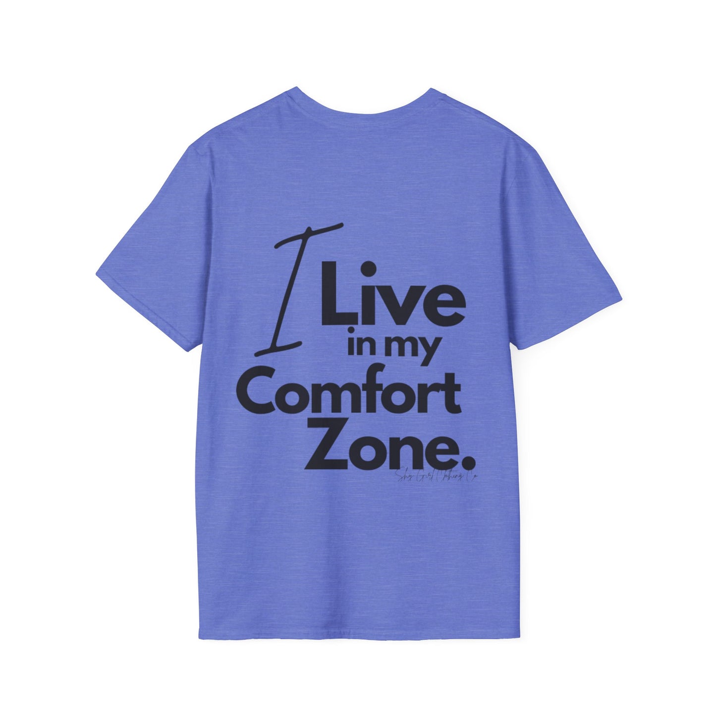 Comfort Zone Unisex Softstyle T-Shirt- Standard Logo Back