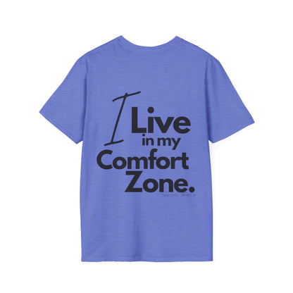 Comfort Zone Unisex Softstyle T-Shirt- Standard Logo Back