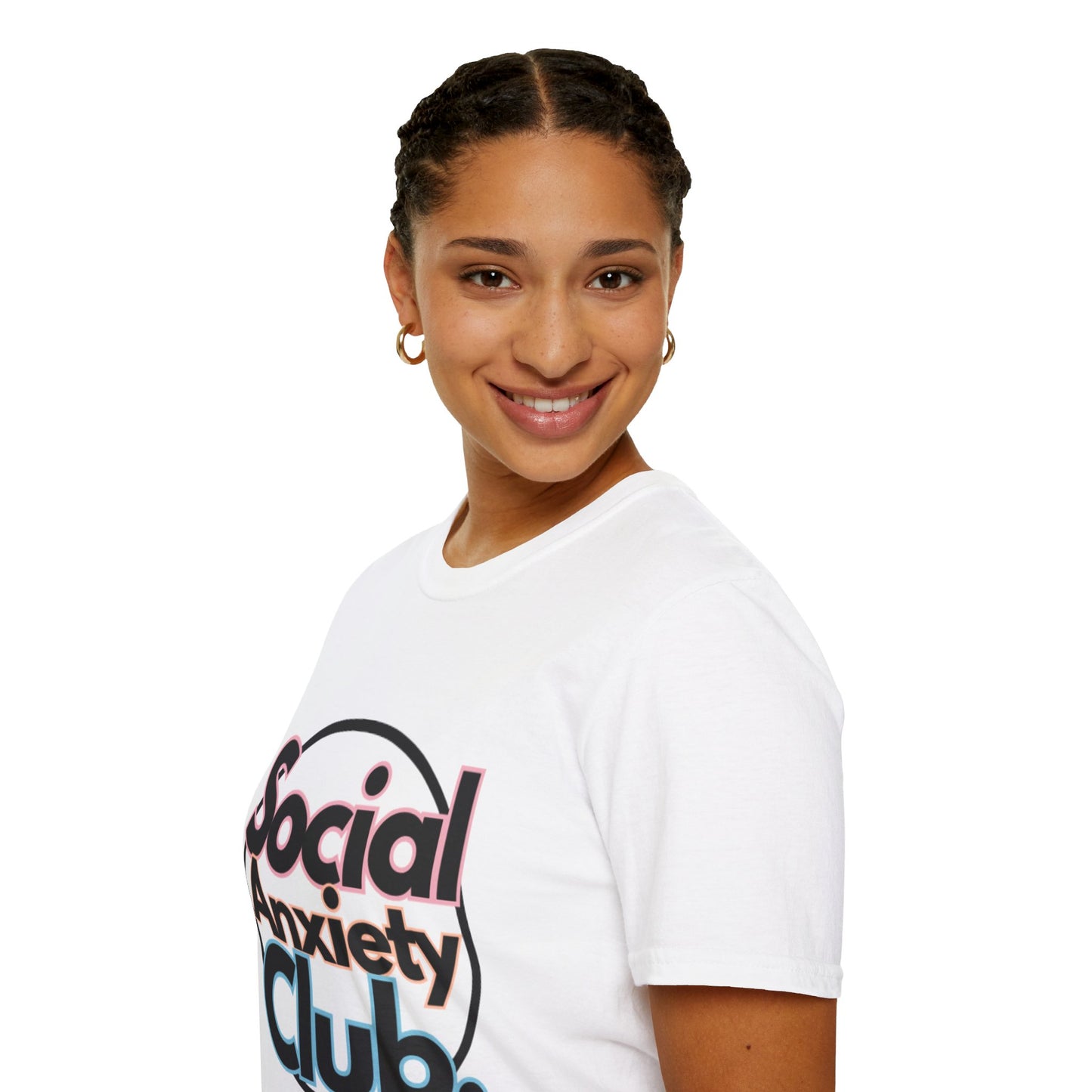 Social Anxiety Club Unisex Softstyle T-Shirt- Standard