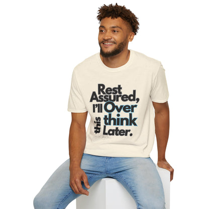 Rest Assured Unisex Softstyle T-Shirt- Standard Front
