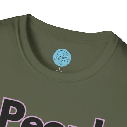 People Scare Me Unisex Softstyle T-Shirt- Peace Sign